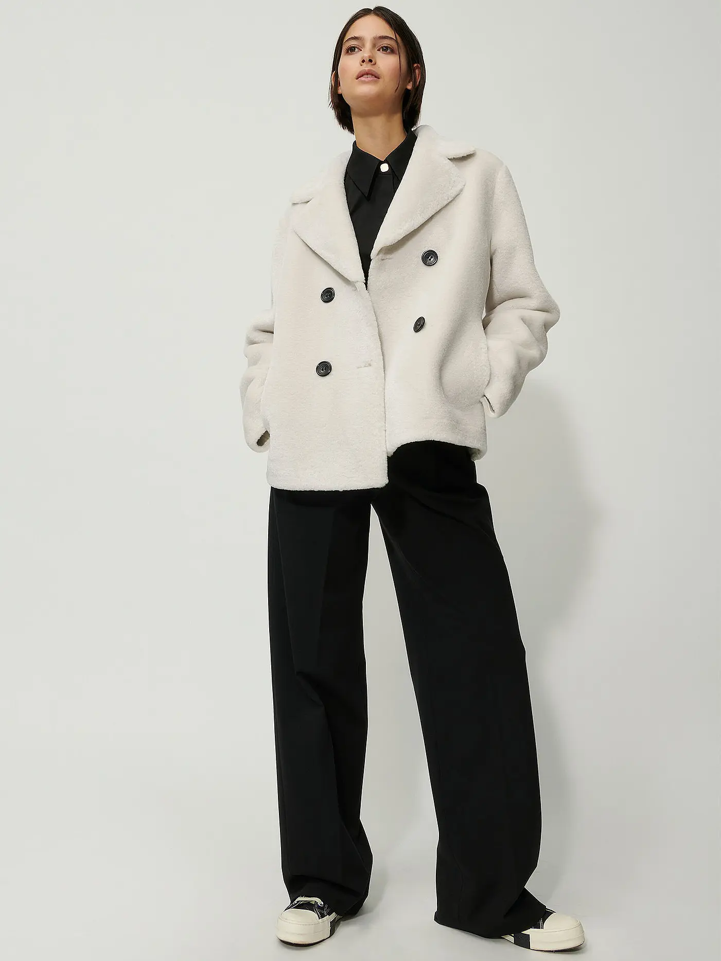 LUISA CERANO | Jacke in Felloptik | 